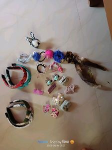 Kids' & Girls' Accessories (Rubber Band, Clips, Clutcher, Hair Band)