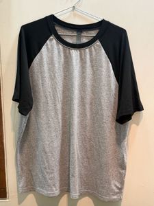 Black/Gray Raglan T-Shirt