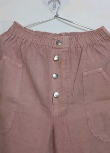Cute Pink Wide Leg Pants