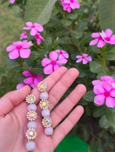 Evil Eye Bracelet And Beaded rhinestone hair clips