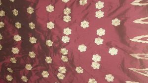 Heavy Work Maroon Dress