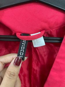 Red H&M classic Blazer