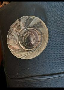 Glass Saucer Plates (Set of 2)