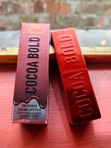 Too Faced Cocoa Bold Em-Power Cream Lipstick