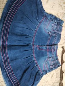 Denim Mini Skirt
