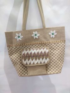 Handmade Jute Tote Bag