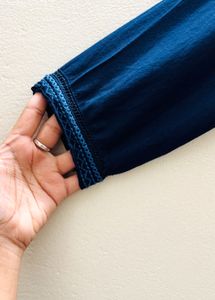 Blue Embroidered Tunic