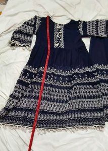Very Amazing N Beautiful Embroidery Frock Set