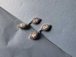 Elegant Silver Necklace With Matching Earrings