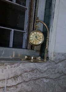 Hanging Clock With Compass.