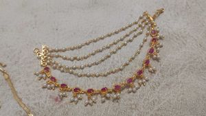Mangtika And Earings Extension Set.