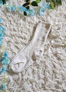 White Socks with Ties