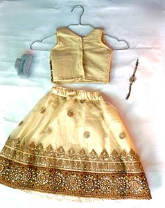 cream baby girl lehenga ✨❤️
