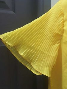 Vintage Yellow Lace Top - Imported From Germany