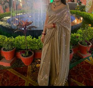 Party Wear Brand New Saree Not Used 🚫 No Coin