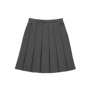 Gray Pleated Skirt