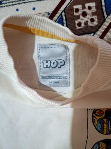 Cute Graphic Print Sweatshirt