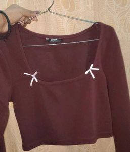 Ribbed Long Sleeve Top