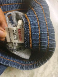 Blue Joggers Jeans By Bare Denim
