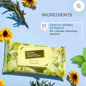 Herb Day Cleansing Tissue Wipes
