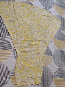Yellow Anarkali Kurti