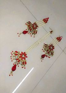 3 Combo Gold Jhumka Earrings with Ruby &amp; Emeral