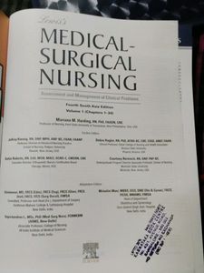 New Medical Surgical Nursing Textbook