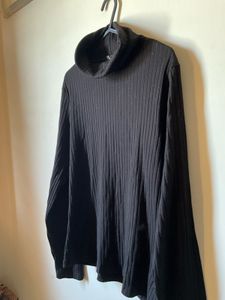 Black Turtleneck Ribbed Winter top 🖤