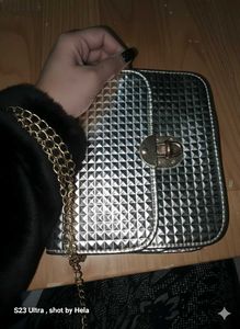 Stylish Silver Handbag