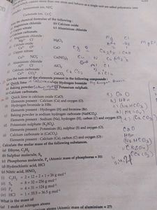 HOLY FAITH abc of Science Chemistry Class 9th