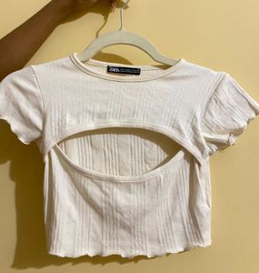 Zara top🤎