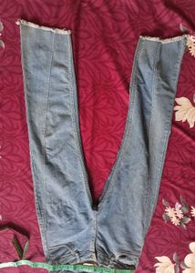 Frayed Hem Jeans