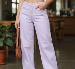 Purple High Waist Jeans With Affordable Price