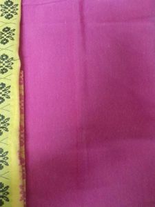 Yellow and Pink Suit Material