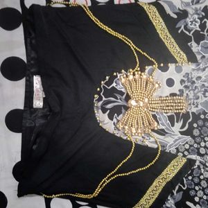 Floral Skirt with Embellishments