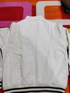 K-Swiss White Striped Jacket