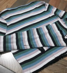 Striped Long Sleeve Top