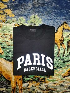 Balenciaga Cities Paris T-Shirt Medium Fit &#39;Black