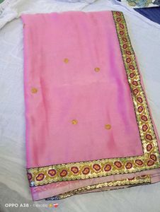 Very Beautiful Pink Saree