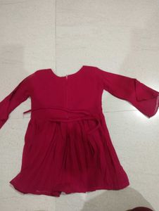 Floral Dress and Scarf Set