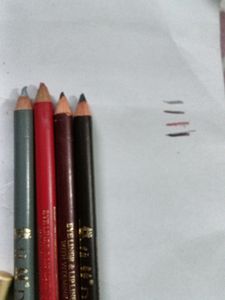 Lipliner Cum Eyeliner Pencil 4 Pc