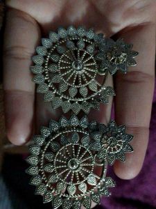 Artisan Silver Tone Earrings