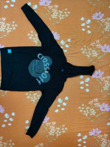 Cross Souls Black Graphic Hoodie