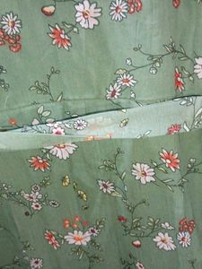 Green Floral Print Dress