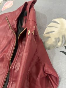 Burgundy Leather Jacket