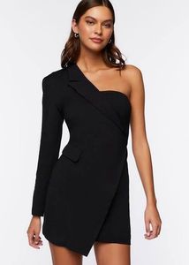 Forever 21 One Shoulder Blazer Dress