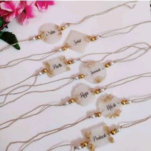 Resin Rakhi Customise With Your Name