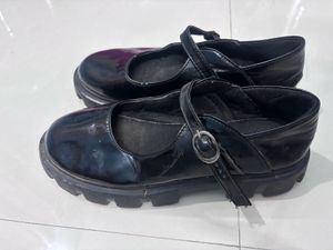 Black Mary Jane Platforms