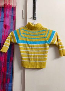 Striped Yellow Kids Sweater💛💛