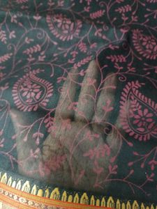 Black Printed Saree